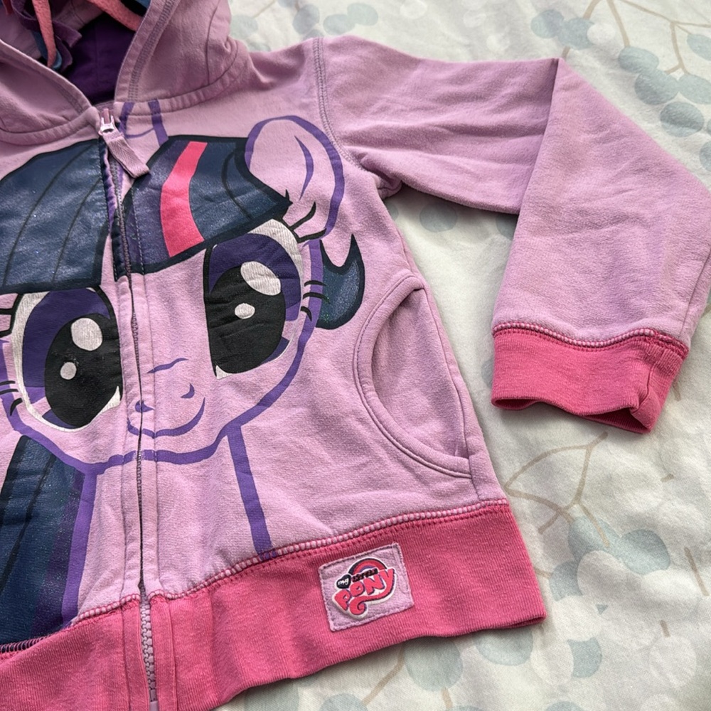 PLAY Size 5/6 - My Little Pony Twilight Sparkle Hooded Jacket - Picture 5 of 15